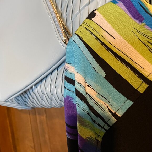 Rare EXPRESSIONS Eco Crossbody Tote Bag w/ Clutch & Ronni Nicole MIDI Dress! - Picture 5 of 16